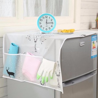 TẤM PHỦ TỦ LẠNH CÓ Ô ĐỂ ĐỒ