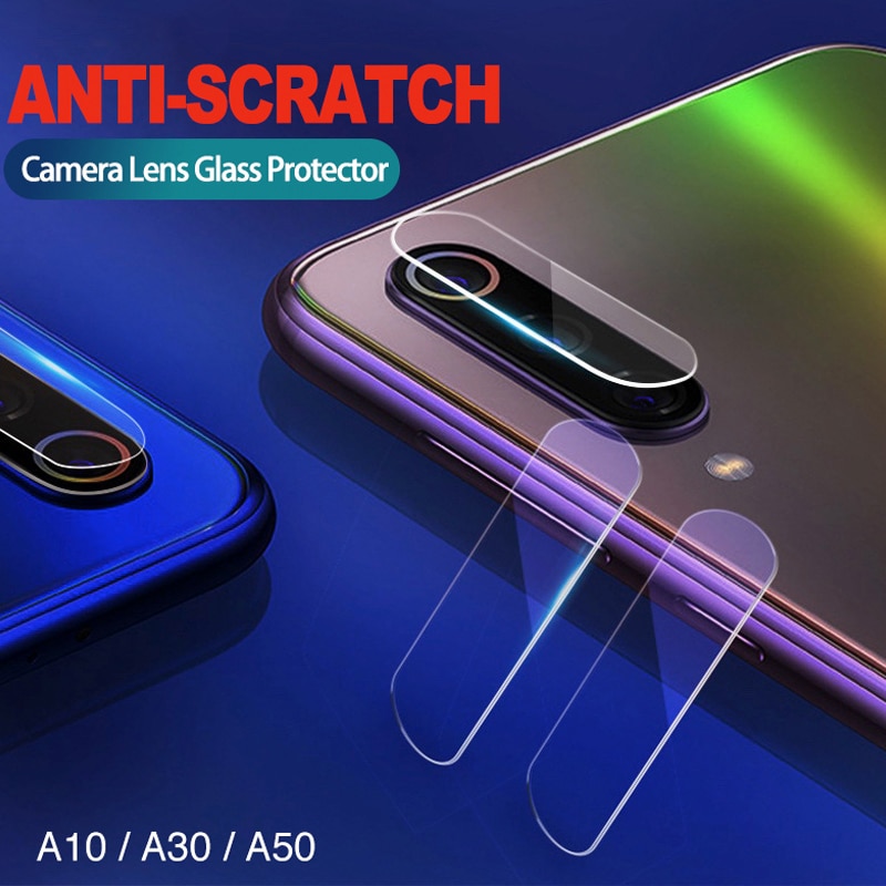 Kính cường lực 9D dán camera cho Samsung Galaxy A70 A50 A50S A30S A30 A20 A80 A60 A40 A10 M10 A20S A9 A7 S10 S20 Plus