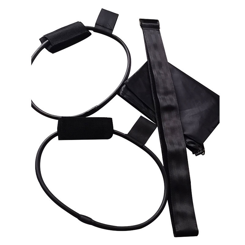 Thanh tập luyện kèm dây đai kháng lực LOCO FISH chất liệu latex hỗ trợ tập yoga/ pilates/ thể hình tại nhà