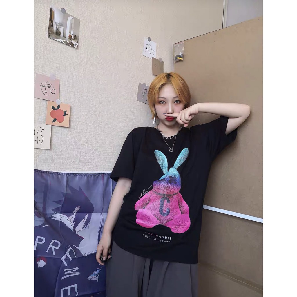 (New 2021) Áo phông áo thun Nelly thỏ màu BAD RABBIT