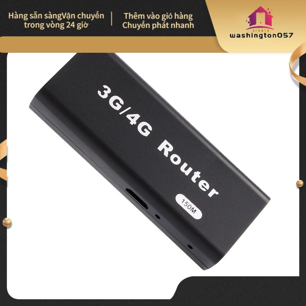 Washington057 Điểm phát sóng Wi-Fi di động 3G / 4G Wlan Bộ định tuyến không dây USB RJ45 150Mbps