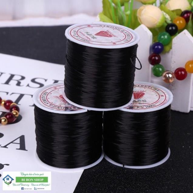 🔥 GIÁ SỈ 🔥 Cuộn 60m chỉ chun co giãn xâu vòng - Hàng loại 1 sợi dày 0,8mm siêu dai
