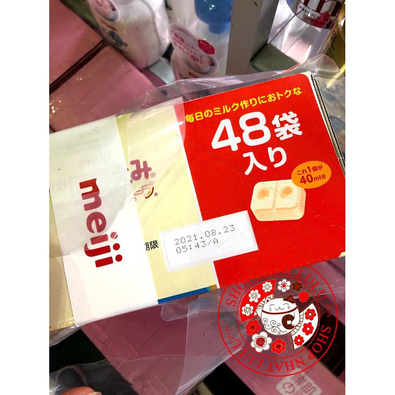 Set 2 hộp Sữa Meiji thanh số 0/ số 9 (48 thanh) Nhật bản