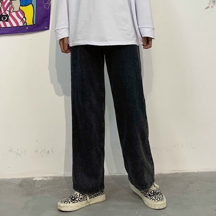 Quần Baggy Ống Rộng Nam - Quần Jean Nam - Chuẩn Phong Cách Hàn Quốc | BigBuy360 - bigbuy360.vn