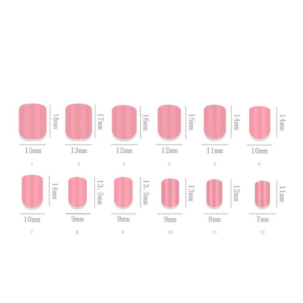 Móng Tay Giả Ngắn Tháo Rời Được Hình Hoa Trang Trí Nghệ Thuật