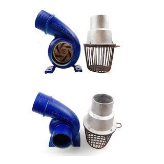 Bộ sên bơm nước đường kính ống hút 110mm nguyên bộ hoàn chỉnh ráp mô tơ 1.7-2.2kw kéo bằng buly