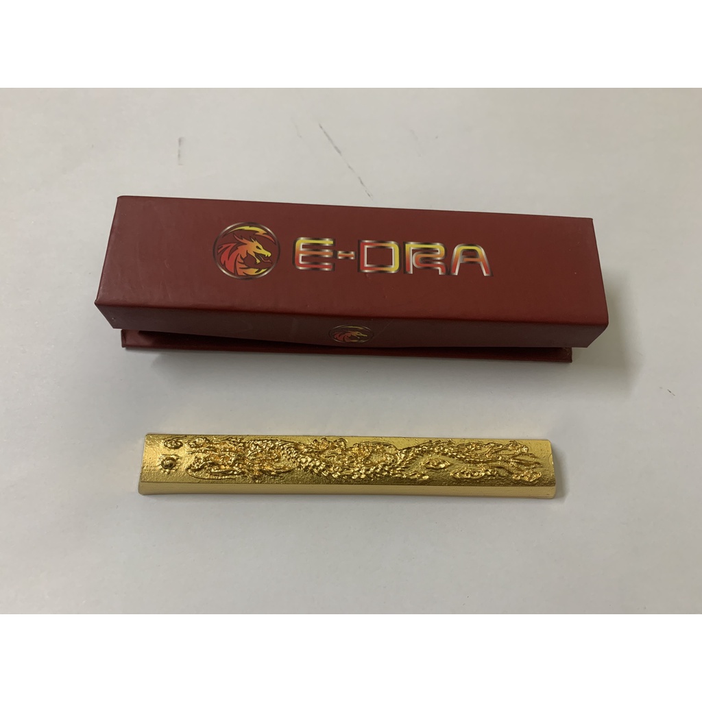 Keycap rồng vàng E-dra dành cho bàn phím cơ - Đúc từ đồng nguyên chất  - Mạ vàng 24K - Hàng chính hãng
