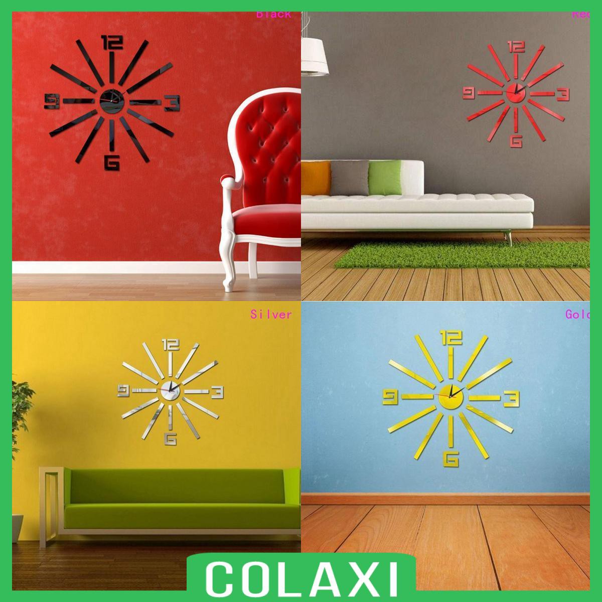 Đồng Hồ Dán Tường 3d Diy