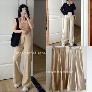 Quần nhung tăm ống loe