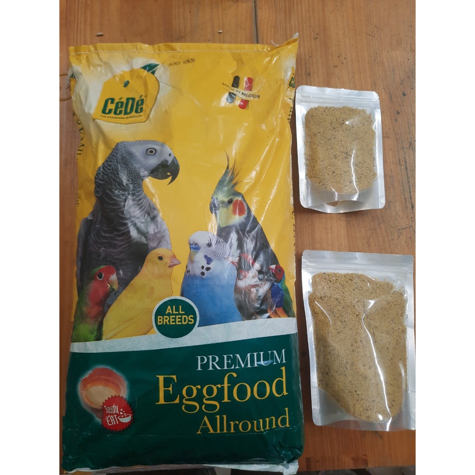 200g Cám trứng CeDe CéDé Premium Eggfood dành cho chim vẹt, hồng yến