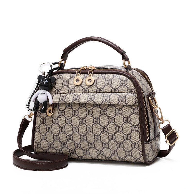 Túi Xách Nữ Linh Store Túi Đeo Chéo Đi Làm Công Sở Nhiều Ngăn Họa Tiết Cao Cấp Sang Trọng  - LS33