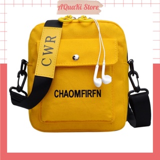 Túi Đeo Chéo Nữ CHAOMFIRFN Đựng Đồ Canvas Phong Cách Hàn Quốc