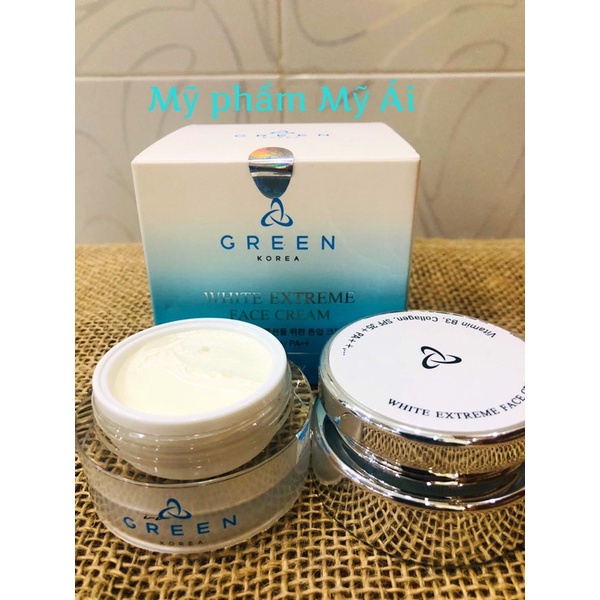 Kem Dưỡng Da Trắng Sáng Tự Nhiên Green Korea 20g