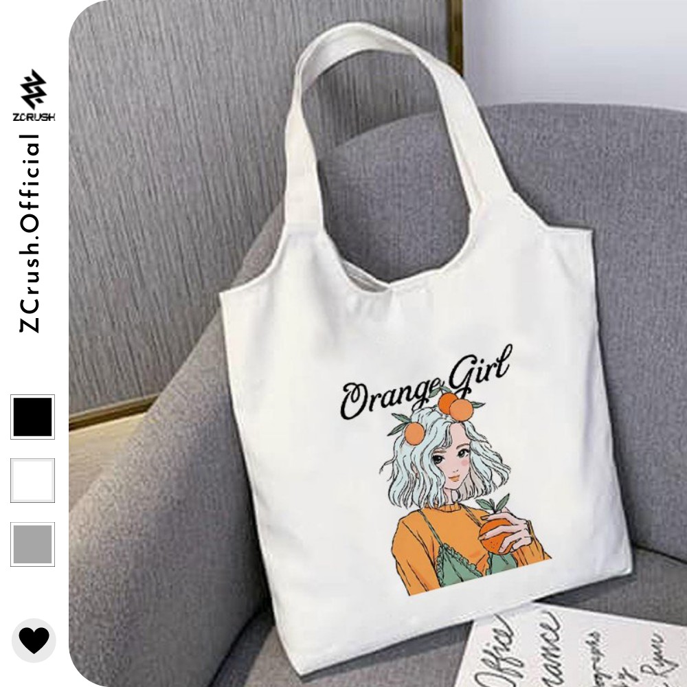 Túi Tote Nữ [ZCrush] Túi Đeo Vai Nữ Chất Vảo Canva Mềm