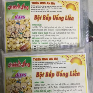 Bột bắp uống liền 200g Thiên Ưng.