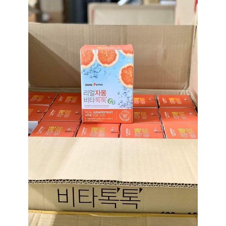 Trà Bưởi Đỏ Giảm Cân Sanga 30 Gói  Hàn Quốc đẹp da, giữ dáng