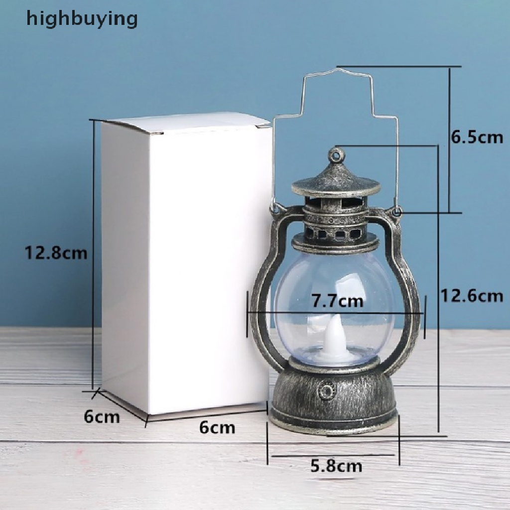 Đèn led kiểu đèn dầu phong cách halloween treo trang trí cổ điển