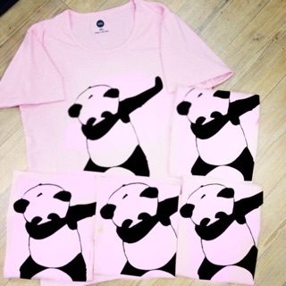 Áo nhóm gấu panda hồng combo 5 cái