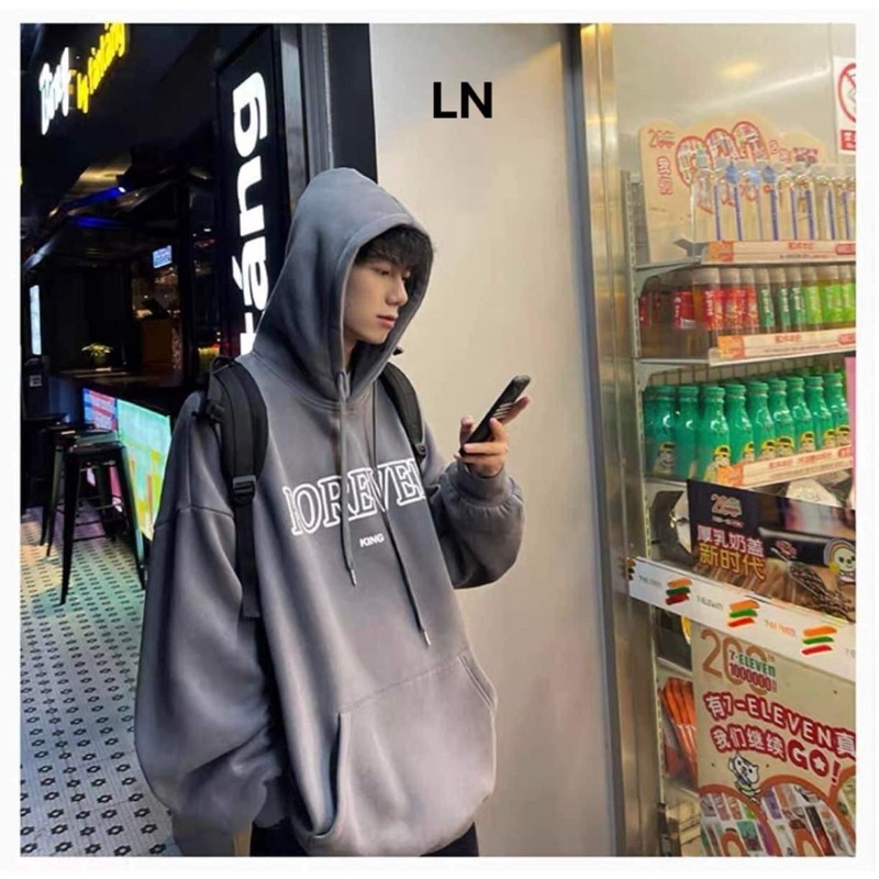 Áo hoodie FOREVER mũ 2 lớp DA6