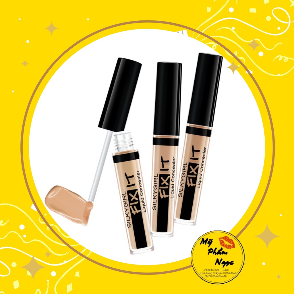 Che Khuyết Điểm Silkygirl Fix It Liquid Concealer