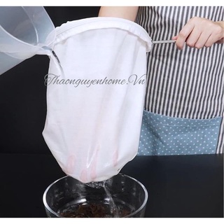 Túi Lọc trà ,lọc hữu cơ Kèm gọng vợt inox