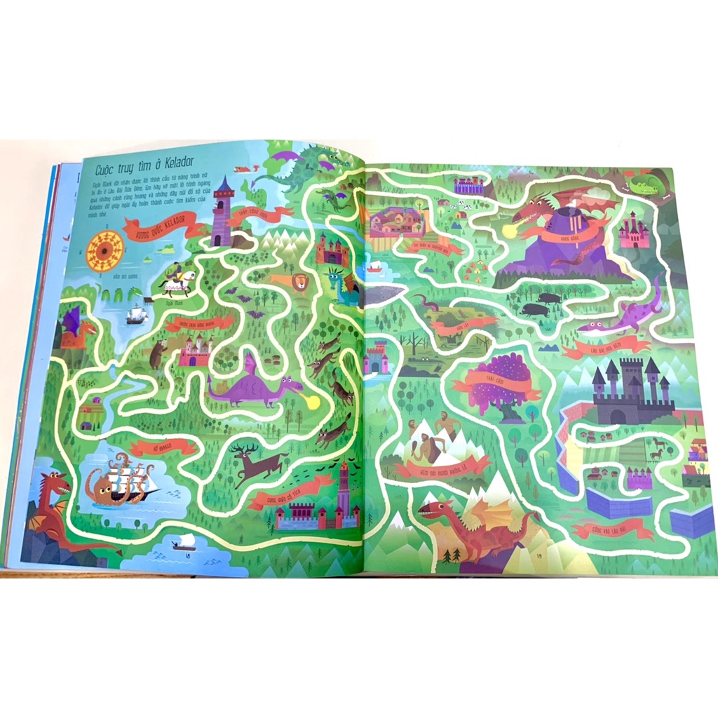 Sách Mê Cung Phát Triển Tư Duy - Khám Phá Thế Giới - Sách Khổ Lớn