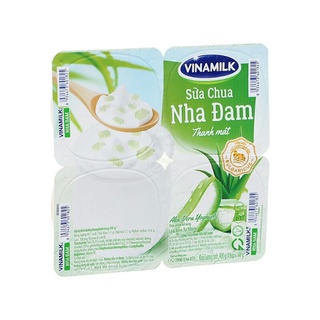 Lốc 4 hộp sữa chua Vinamilk nha đam 100g