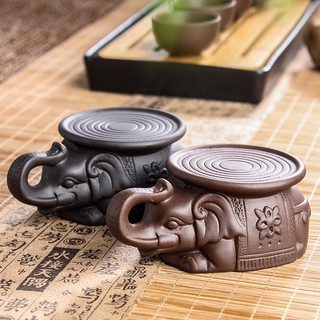 Đế lót ấm trà hình voi độc đáo