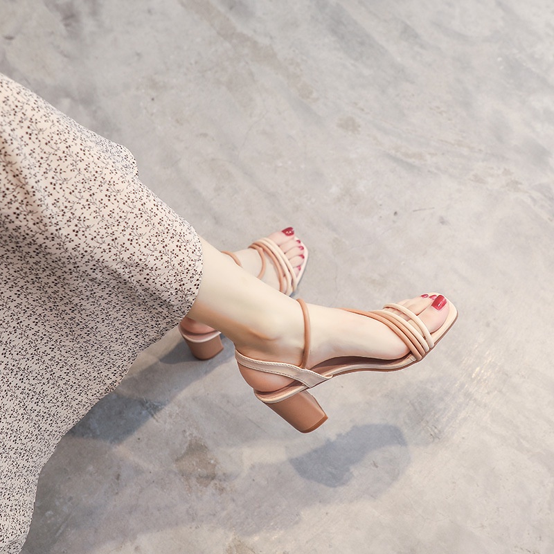 Giày Sandal Cao Gót Thời Trang Mùa Hè 2022 Dành Cho Nữ