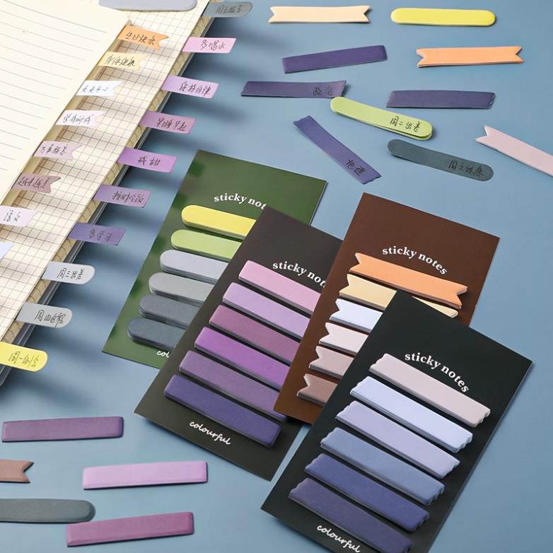 Giấy Note Ghi Chú Sticky Note 4 Màu 120 Tờ H203
