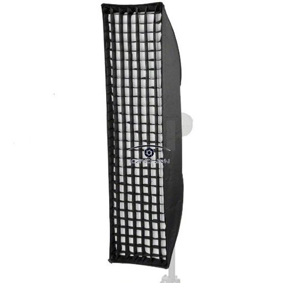 SOFTBOX TỔ ONG ĐÁNH VEN 22X90 cm ngàm bowen phù hợp đèn led, đèn flash...