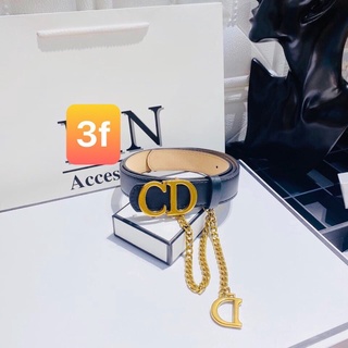 Thắt lưng nữ - dây nịt nữ - dây lưng chain xích chữ CD