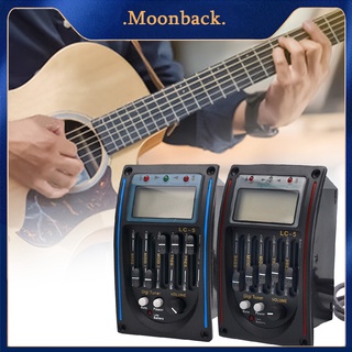Bộ cân bằng Eq 5 băng tần có đèn nền cho đàn guitar acoustic