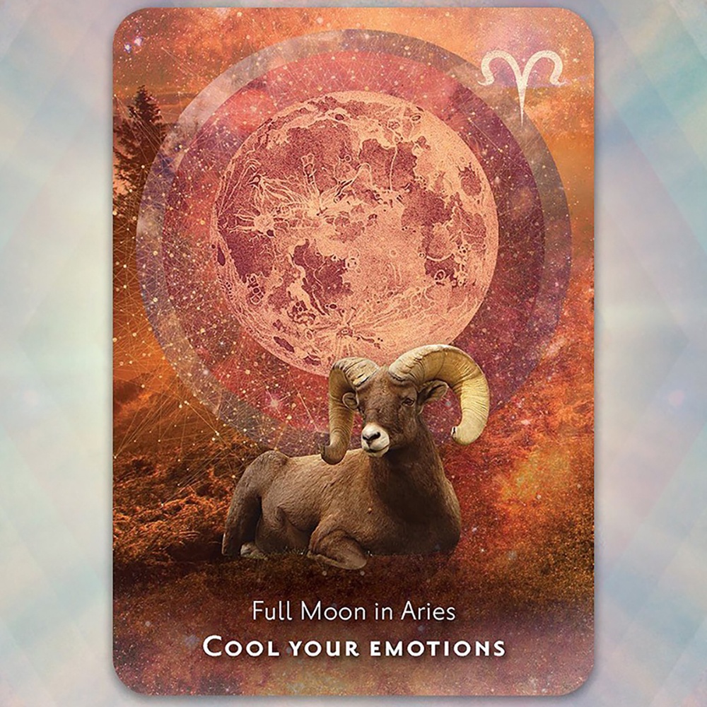 Bộ Bài Moonology Manifestation Oracle 48 Lá Tặng Đá Thanh Tẩy SB41