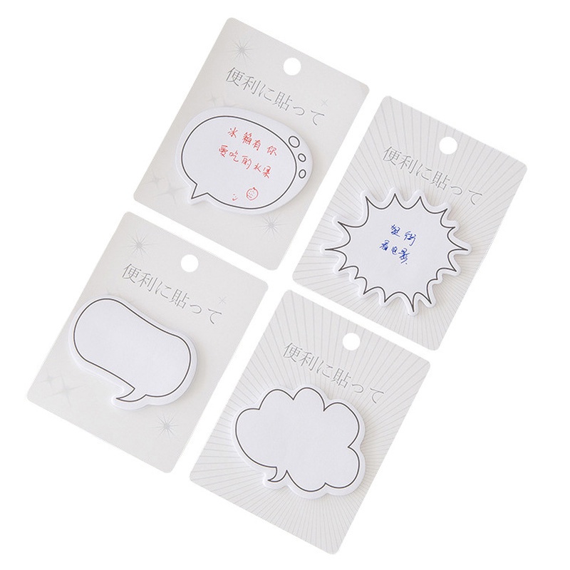 Set 30 Tờ Giấy Ghi Chú Dán Ghi Chú Kiểu Nhật Bản Sáng Tạo Cho Học Sinh/Văn Phòng