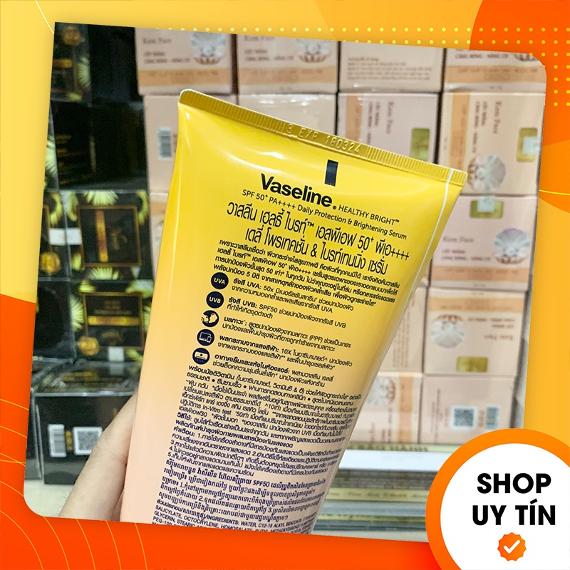 [Chính Hãng] Sữa Dưỡng Thể Vaseline Healthy Bright SPF 50 320ml Thái Lan