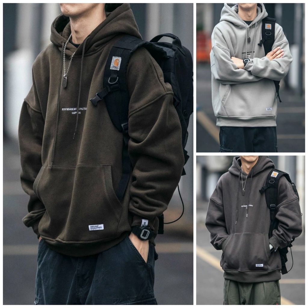 Áo Hoodie thêu chữ basic nam nữ unisex form rộng mặc cực đẹp, chất nỉ cotton Hàn cao cấp, hợp mọi thời đại