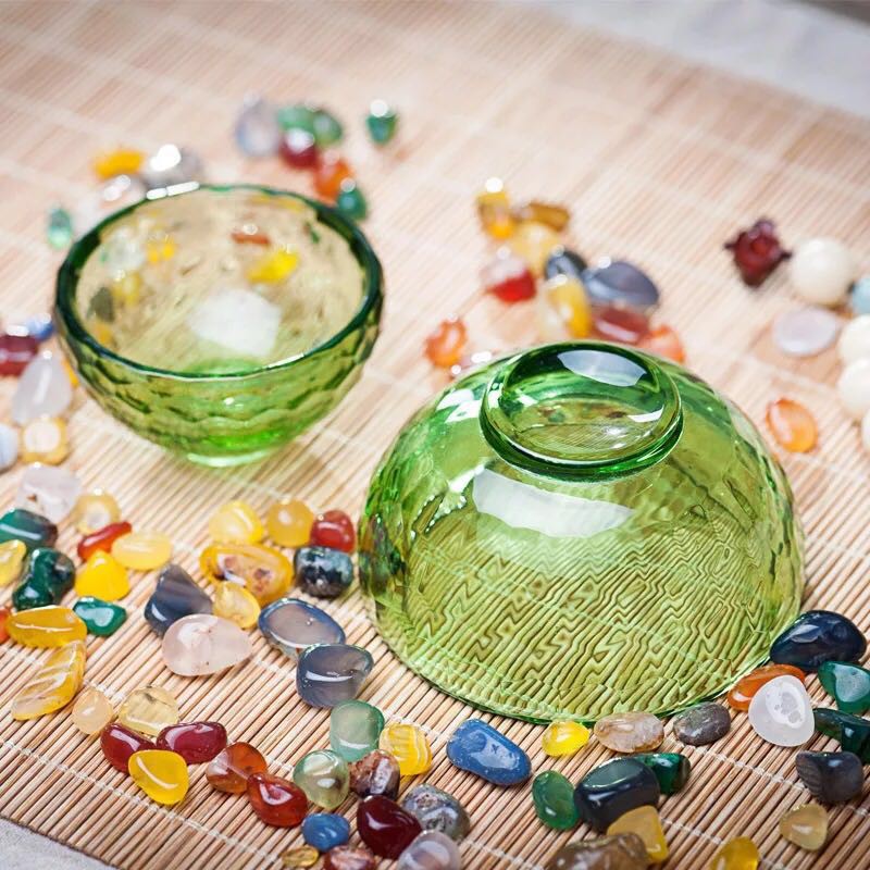 CHÉN THỦY TINH 7 MÀU NHỎ - 6CM