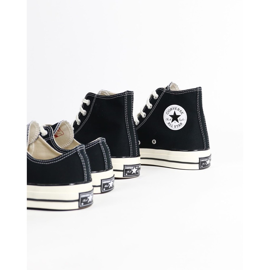 Chuck 70 Black | Giày Converse Đen 1970s Cổ Cao/ Thấp