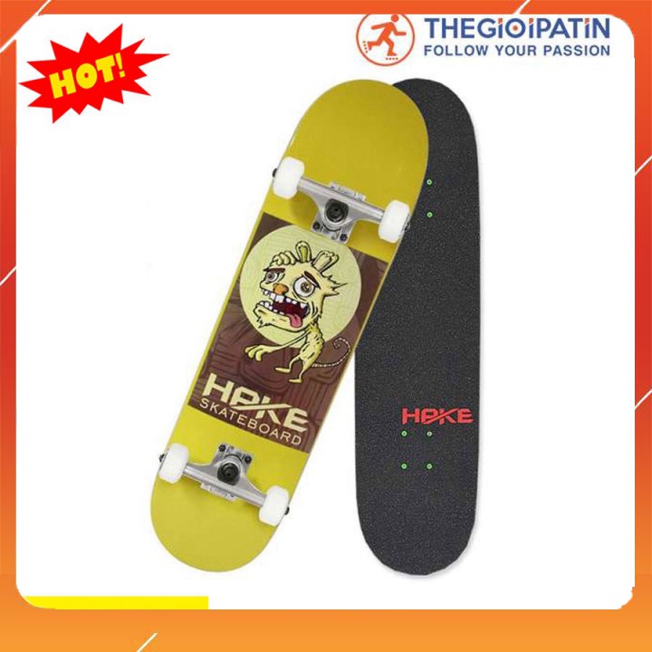 Ván trượt Skateboard 950-06 màu vàng nâu  [thethaochinhhang247]