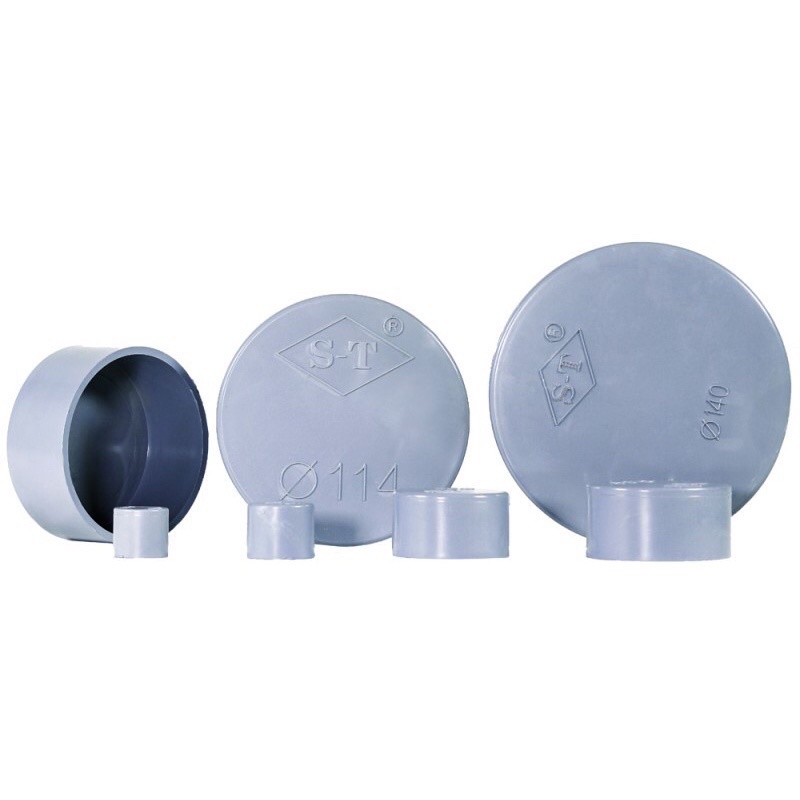 Nắp bít trơn PVC, Nắp bít ren trong, Nắp bít ren ngoài PVC Siêu Thành các loại 21, 27, 34, 42, 49, 60
