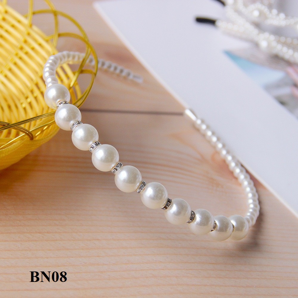 Bờm tóc, kẹp tóc đính ngọc trai xinh xắn, đáng yêu phong cách Hàn Quốc
