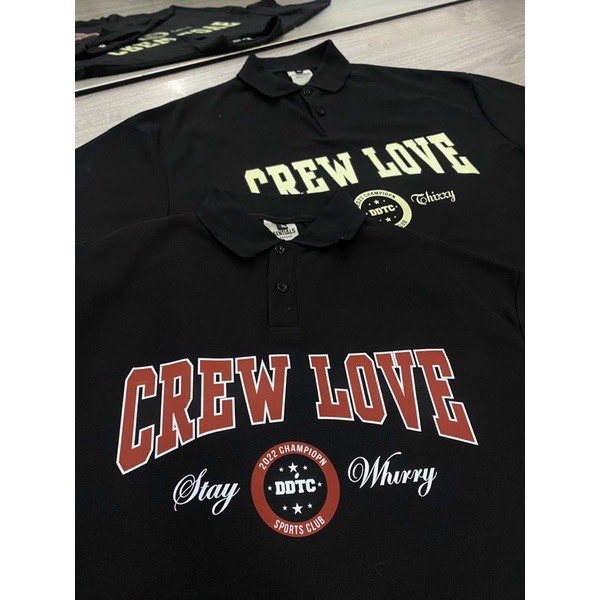 Áo thun polo CREWLOVE form rộng unisex nam nữ Zozo