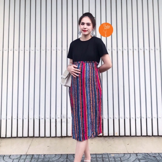 Đầm Bầu Bun Chất Thun Thái Mát Lạnh