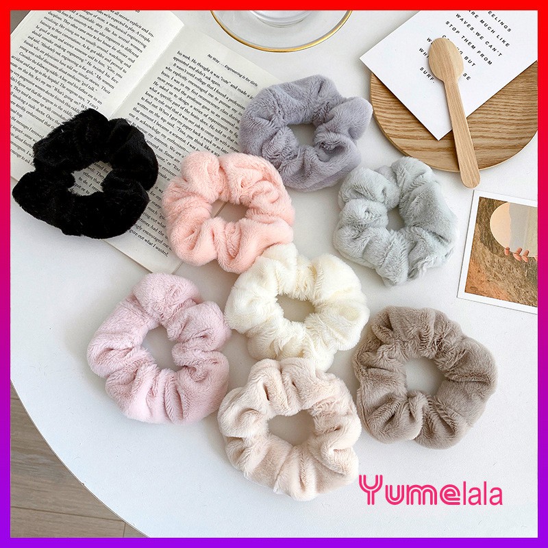 Dây cột tóc lông nhung Mềm mịn XINH XINH scrunchies