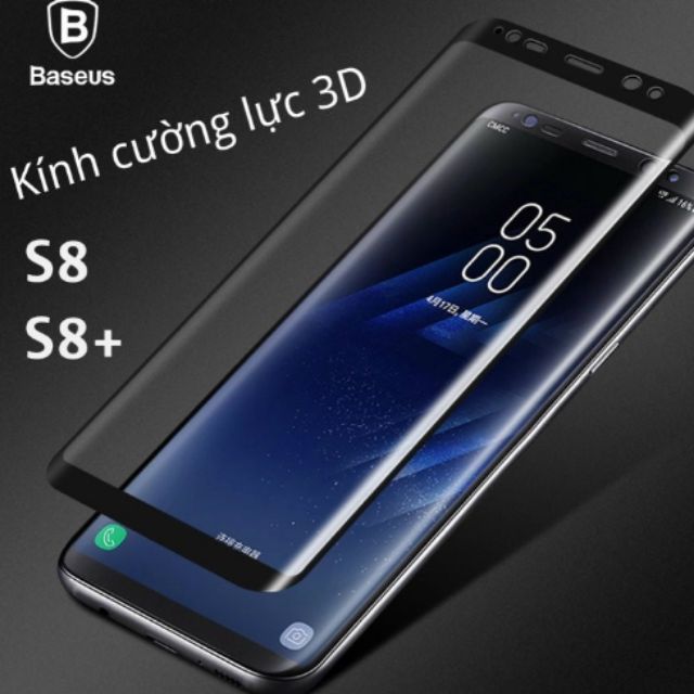 Kính cường lực Full màn Galaxy S8/S8 Plus Hiệu Baseus chịu lực tốt nhất