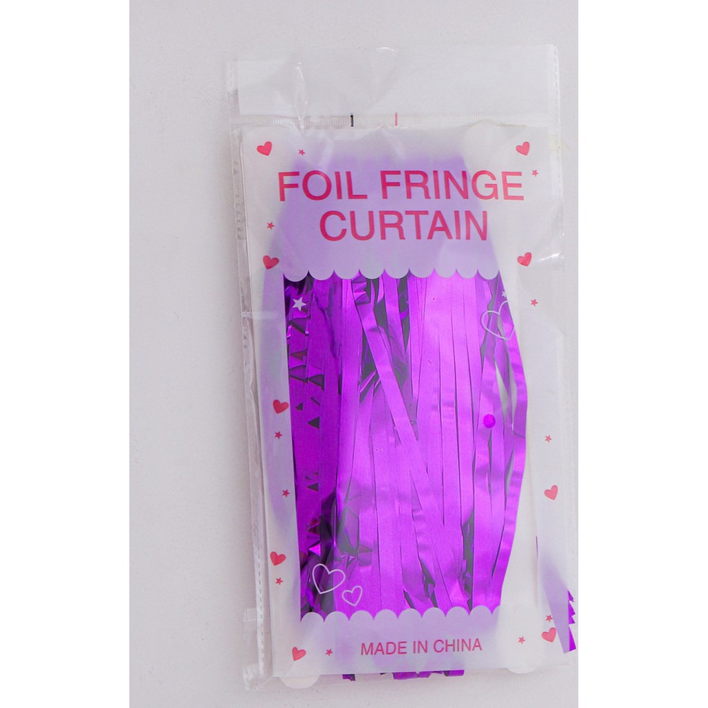 Rèm sợi kim tuyến trang trí sinh nhật, thôi nôi, đám cưới, kích thước 1x2m