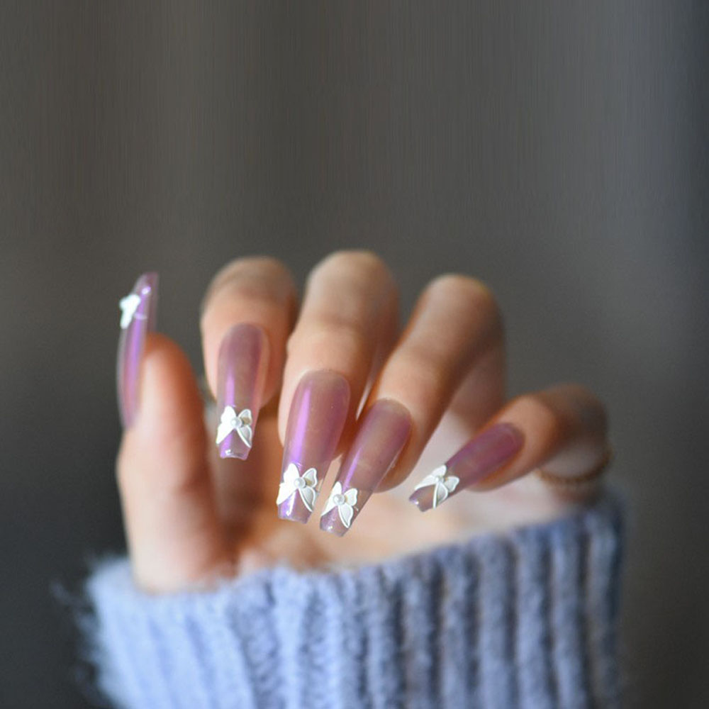 [Hàng mới về] Miếng dán trang trí móng nghệ thuật DIY kiểu Trung Hoa nhiều mẫu tùy chọn