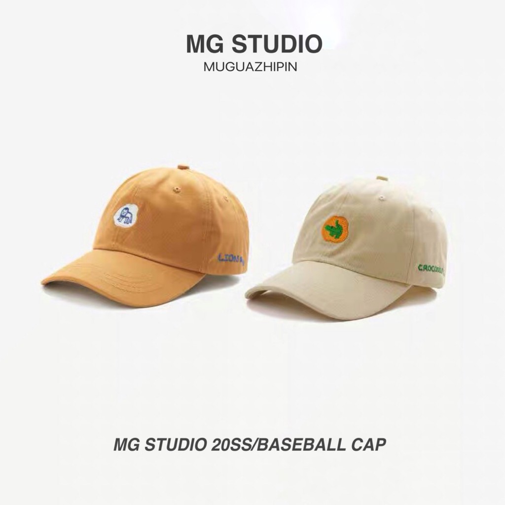 Mũ Lưỡi Trai MG STUDIO Thêu Hình Động Vật Dễ Thương