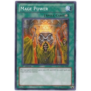 Thẻ bài Yugioh - TCG - Mage Power / SDDL-EN024'